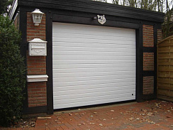 Секционные гаражные ворота Doorhan RSD02, панель доска, 2800х2800